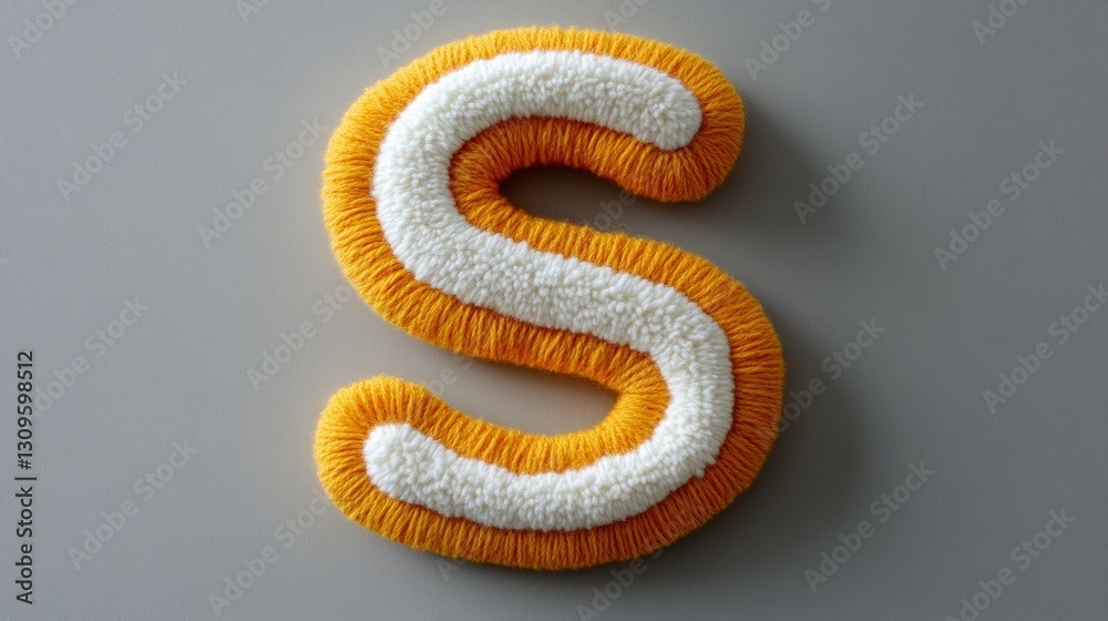 Obraz premium design letter S homemade decoration 