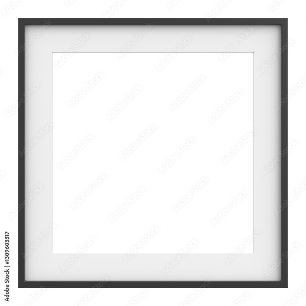 Obraz premium Picture frame. 3D frame. 3D illustration.