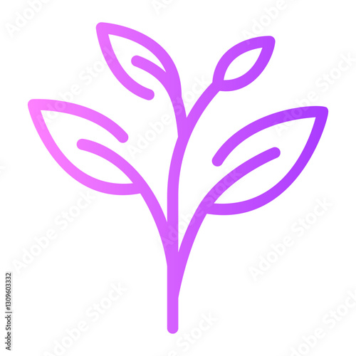 herb gradient icon