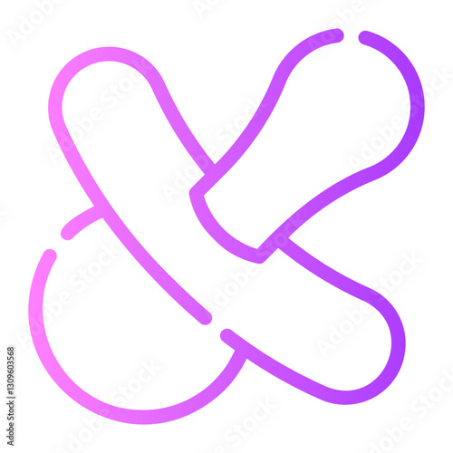 pacifier gradient icon