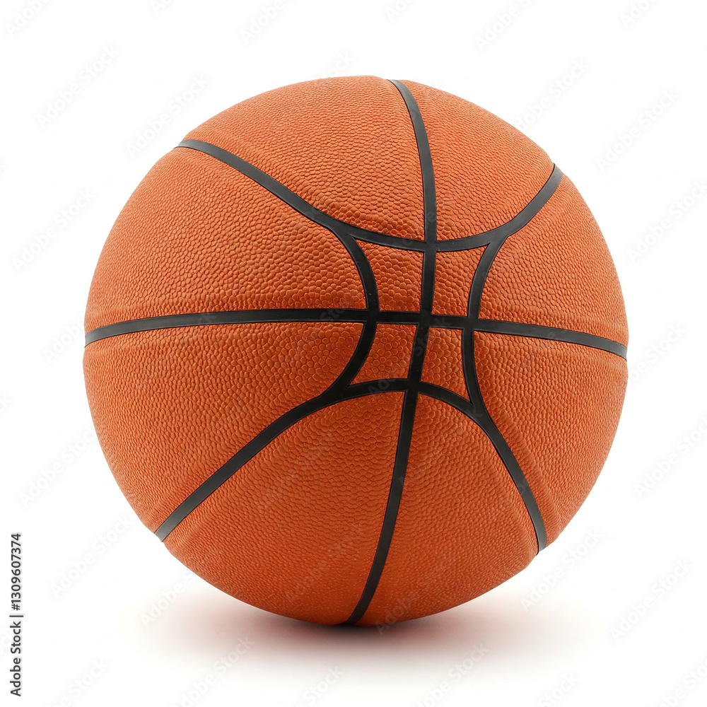 Obraz premium basketball isolated on white background. orange basketball on white background.