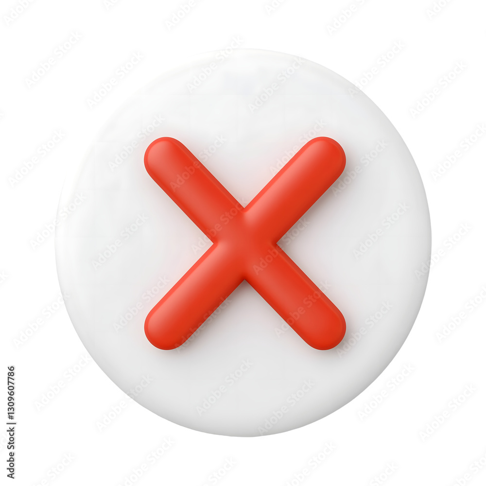 Fototapeta premium Red 3D 