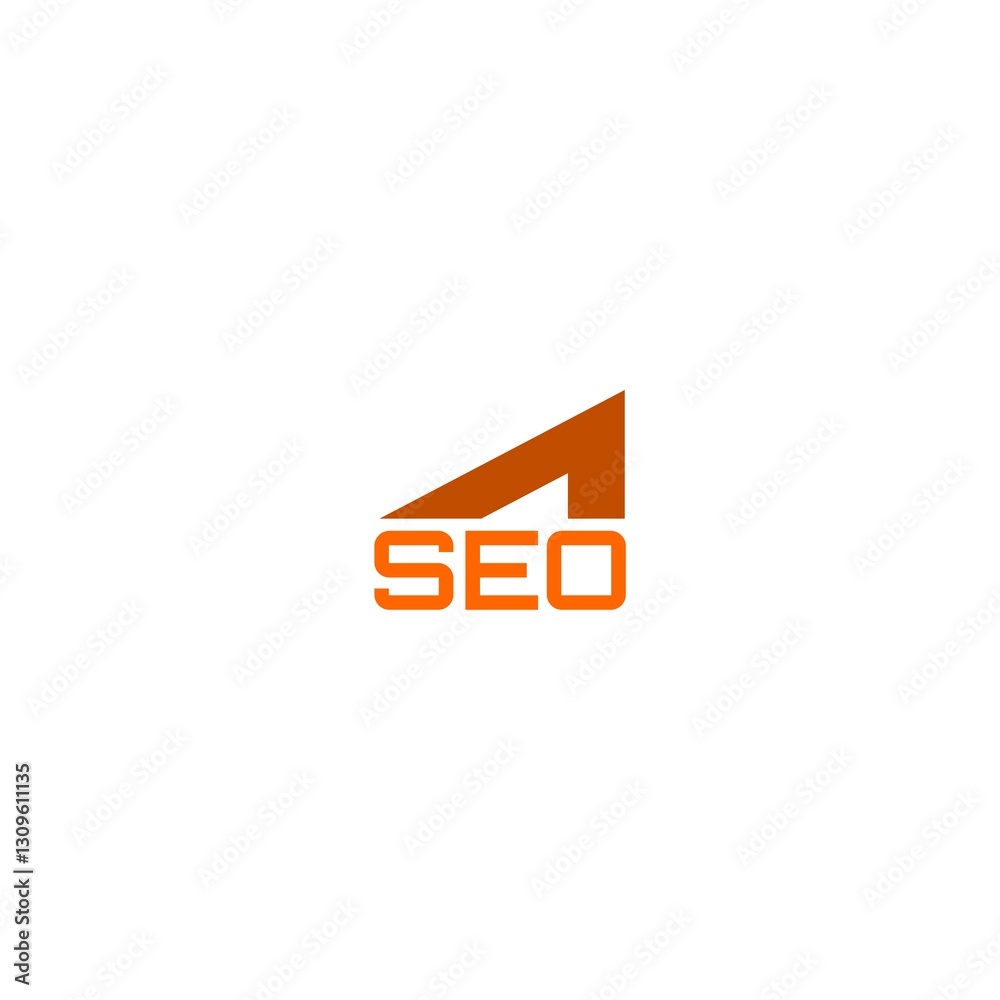 Fototapeta premium SEO icon isolated on white background