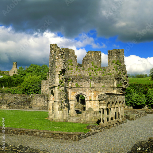 Obraz na płótnie Old Mellifont Abbey. The first Cistercian monastery in Ireland. w salonie