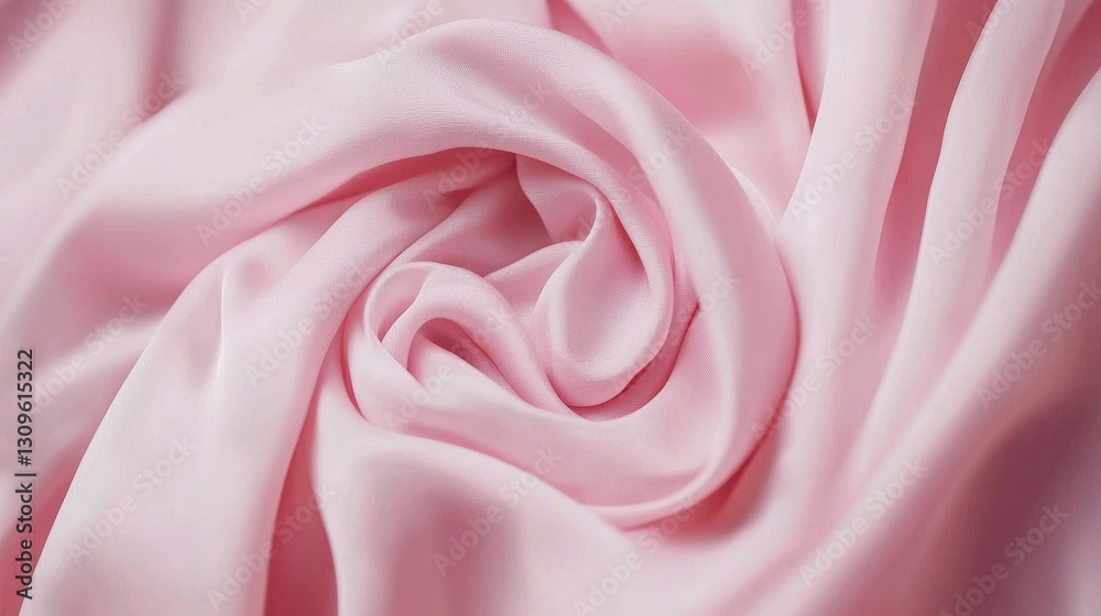 Smooth Pink Fabric Texture with Gentle Folded Layers and Soft Shine Smooth Pink Fabric Texture with Gentle Folded Layers and Soft Shine