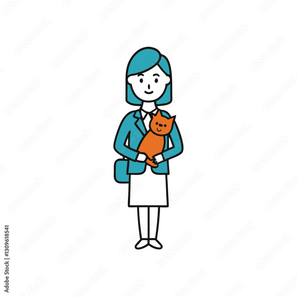 vector illustration of cartoon doctor vector illustration of cartoon doctor