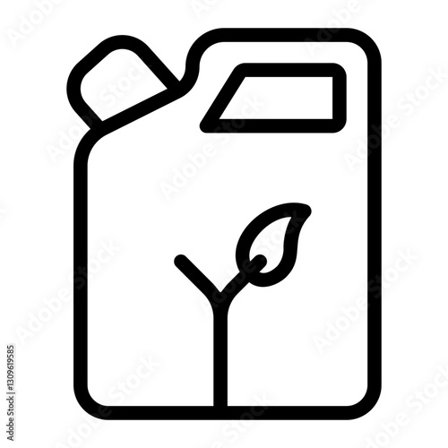 jerrycan line icon