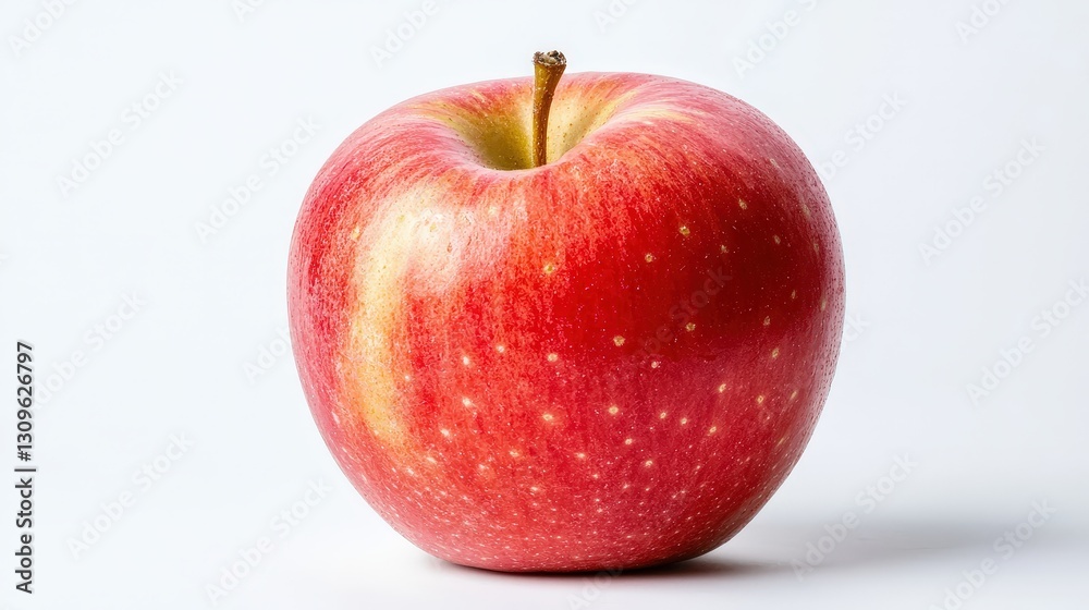 A single ripe positioned on a white background exuding freshness and healthy eating vibes for all A single ripe positioned on a white background exuding freshness and healthy eating vibes for all