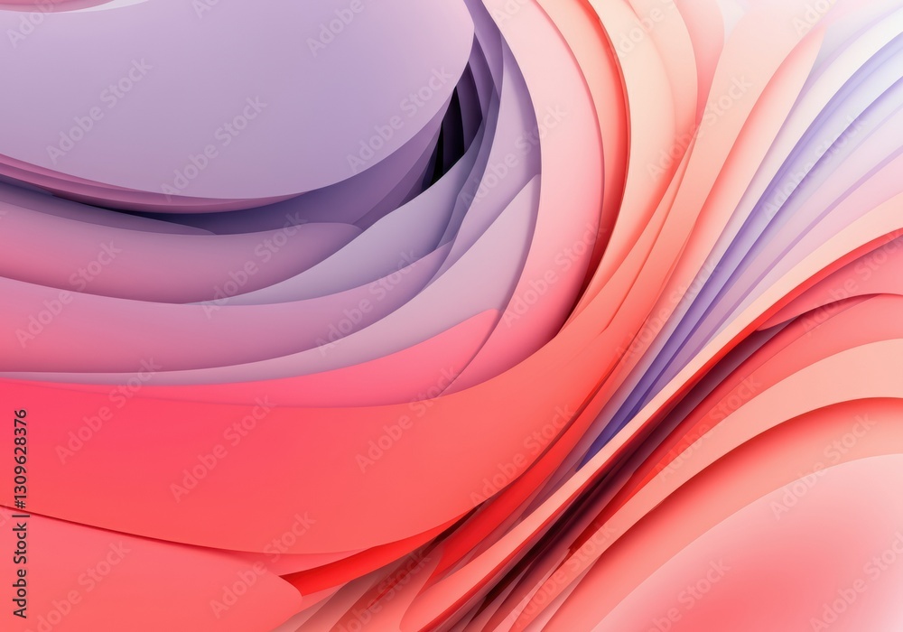 Abstract waves of soft pink and purple colors creating a fluid design Abstract waves of soft pink and purple colors creating a fluid design