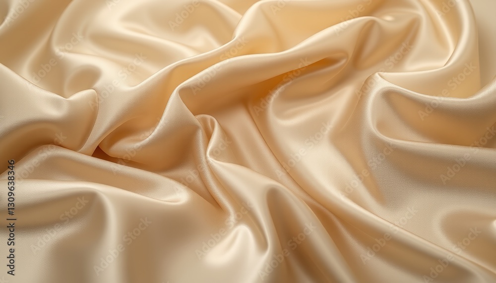 Obraz premium Smooth Cream Satin Fabric