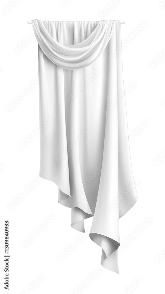 PNG White curtains hanging illustration textile fabric. PNG White curtains hanging illustration textile fabric.