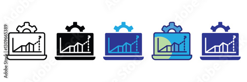 Forecast Icon Set Multiple Style Collection