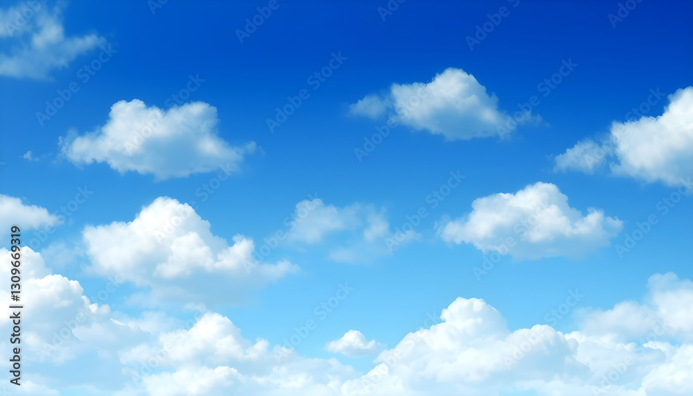 Fototapeta premium 파란하늘구름