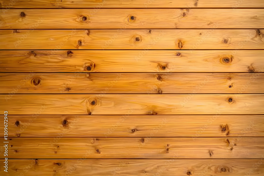 Fototapeta premium Golden Wood Planks Background Illustration