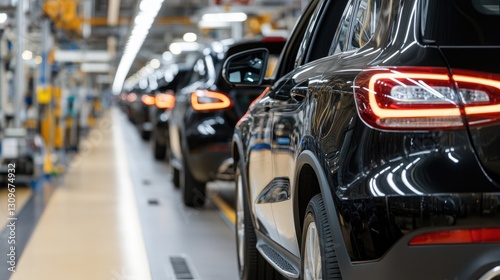 Wallpaper Mural Cars with open doors are expertly built and painted on the assembly line in a state-of-the-art production facility Torontodigital.ca