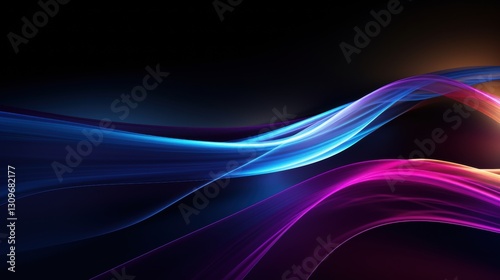 abstract colorful waves background