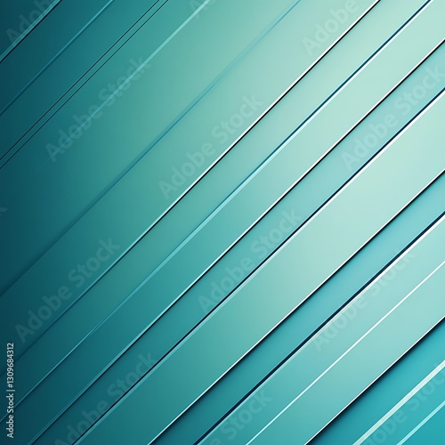 Abstract Teal Diagonal Lines Background Design
