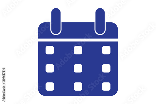 Calendar or appointment schedule flat icon icon for apps and websites