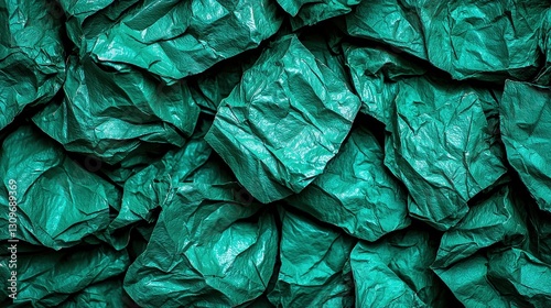 Wallpaper Mural Teal crumpled paper texture background Torontodigital.ca