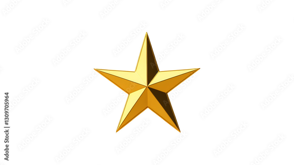 golden five-pointed star golden five-pointed star