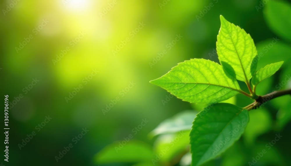 Intense green, out-of-focus natural backdrop, sunlit leaves, color, green, park Intense green, out-of-focus natural backdrop, sunlit leaves, color, green, park