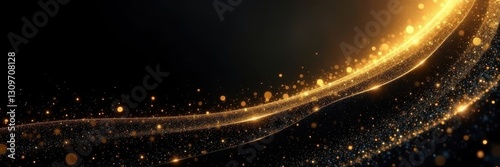 Abstract gold black gradient, swirling luxe texture, texture, effect, pattern