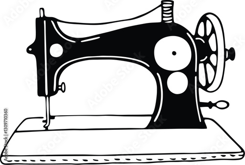 vintage sewing machine