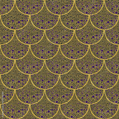 Antique shingle seemless repeat pattern wallpaper