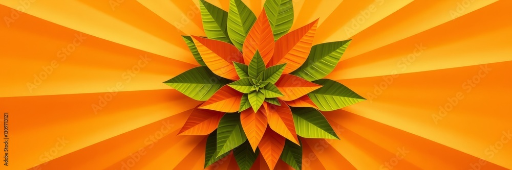 Obraz premium orange flower background