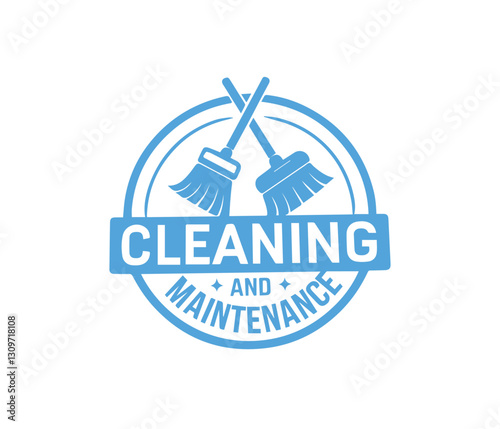 Cleaning and Maintenance Logo Design