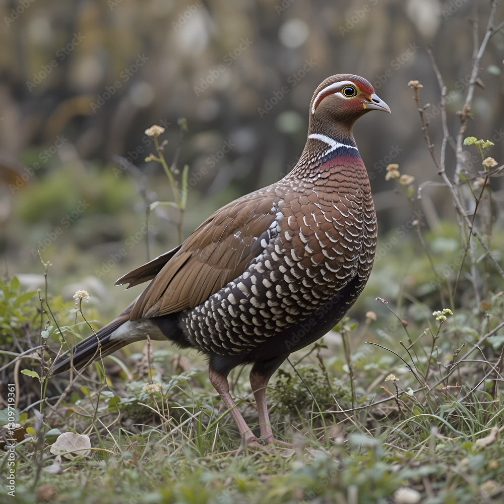 Red-legged partridge, Alectoris rufa Red-legged partridge, Alectoris rufa