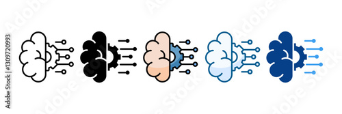 Digital Mind  Icon Set Multiple Style Collection