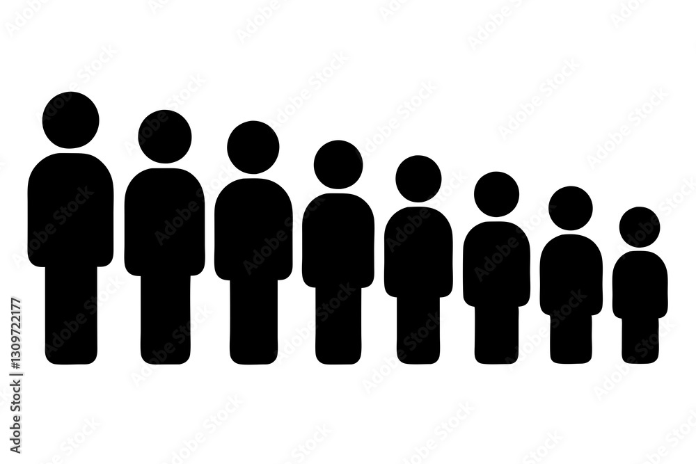 People icon set in trendy flat style. Persons symbol for infographics, website design, branding, marketing, presentations, logo, app, UI, UX, digital media, graphic design, templates, business, commun People icon set in trendy flat style. Persons symbol for infographics, website design, branding, marketing, presentations, logo, app, UI, UX, digital media, graphic design, templates, business, commun