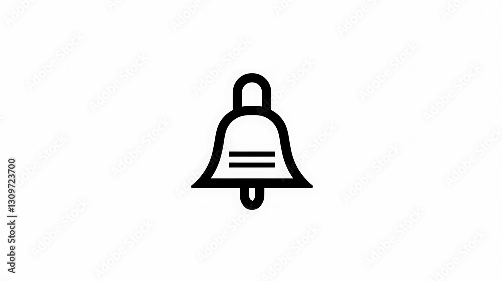 Bell Icon: A Simple and Clean Notification Symbol Bell Icon: A Simple and Clean Notification Symbol