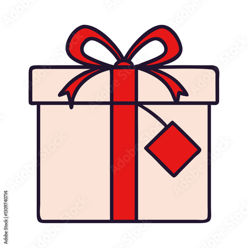 Special Delivery Gift Box with Ribbon
