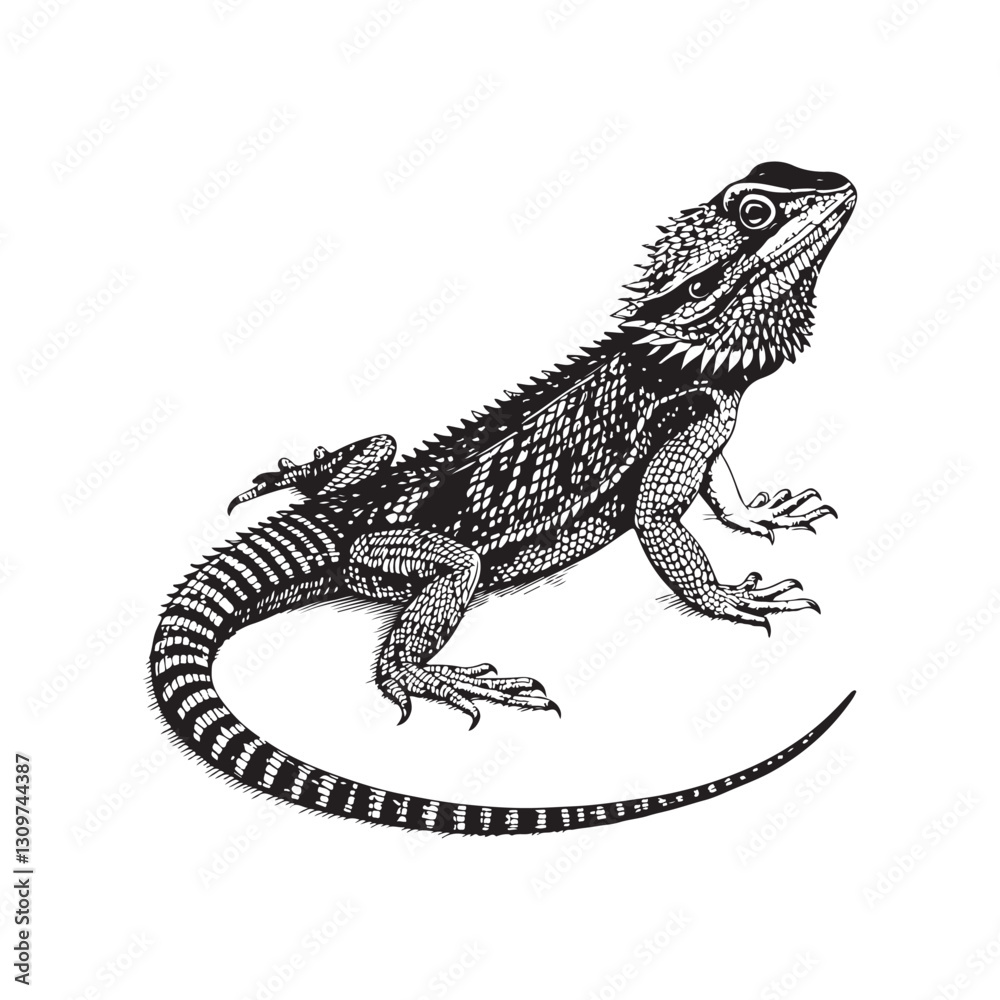 Fototapeta premium Lizard Vector