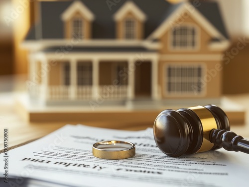 Divorce and property settlement legal documents