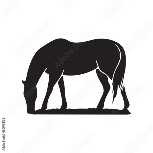 Horse Racing Ico Horse Icon Setsilhouette horse running, collection