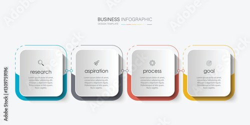 infographic vector illustration with 3, 8, 5, 6 steps, infographic template design. Can be used for process diagrams, presentations, workflows.