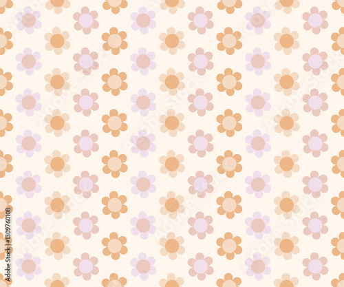 Wallpaper Mural Pattern background for design. Colorful shapes seamless pattern. Torontodigital.ca
