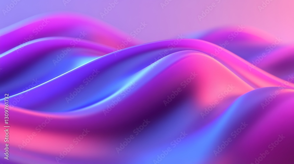 3D flowing abstract background 3D flowing abstract background