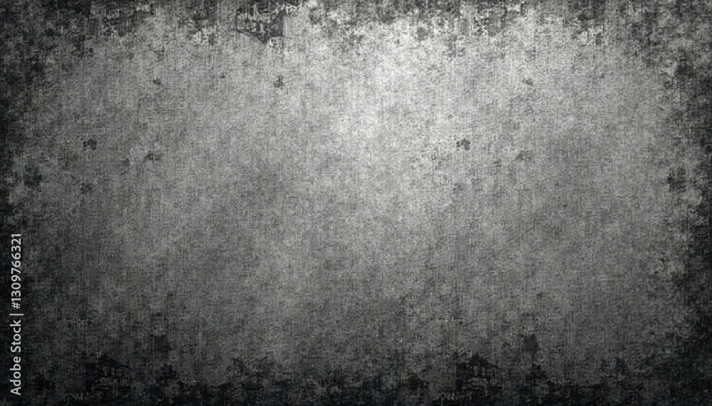Obraz premium Black and white grunge backdrop, subtle grey tones, grainy detail , spotlight, grunge, grain