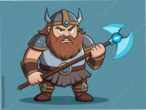 viking warrior with axe