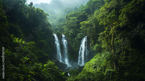 waterfall in the forest