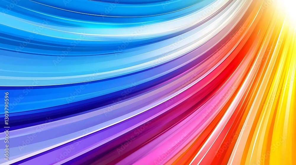 Vibrant wave of color spreads with radial light. Abstract background. For design elements Vibrant wave of color spreads with radial light. Abstract background. For design elements