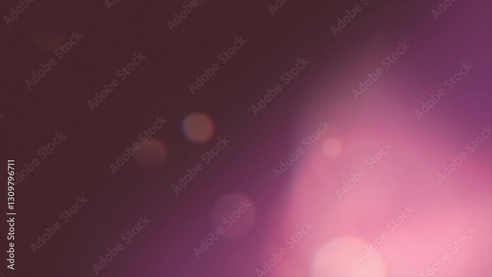 pink bokeh background for overlay with lens flare