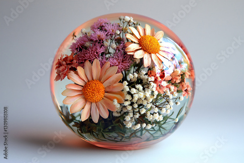  floral paperweight