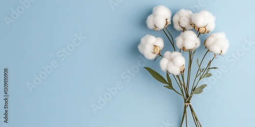 a bouquet of cotton flowers...