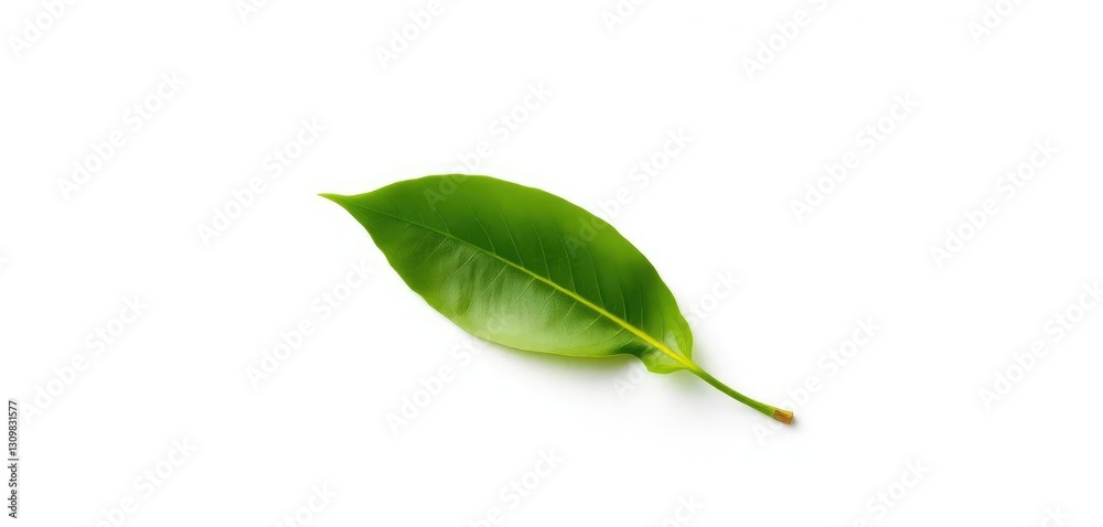 Single leaf, isolated on pure white background, red, plant Single leaf, isolated on pure white background, red, plant