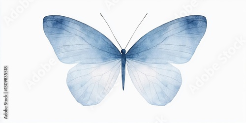 Blue Butterfly's Gentle Win...